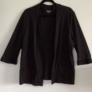 Studio Works Black Cardigan - size XL